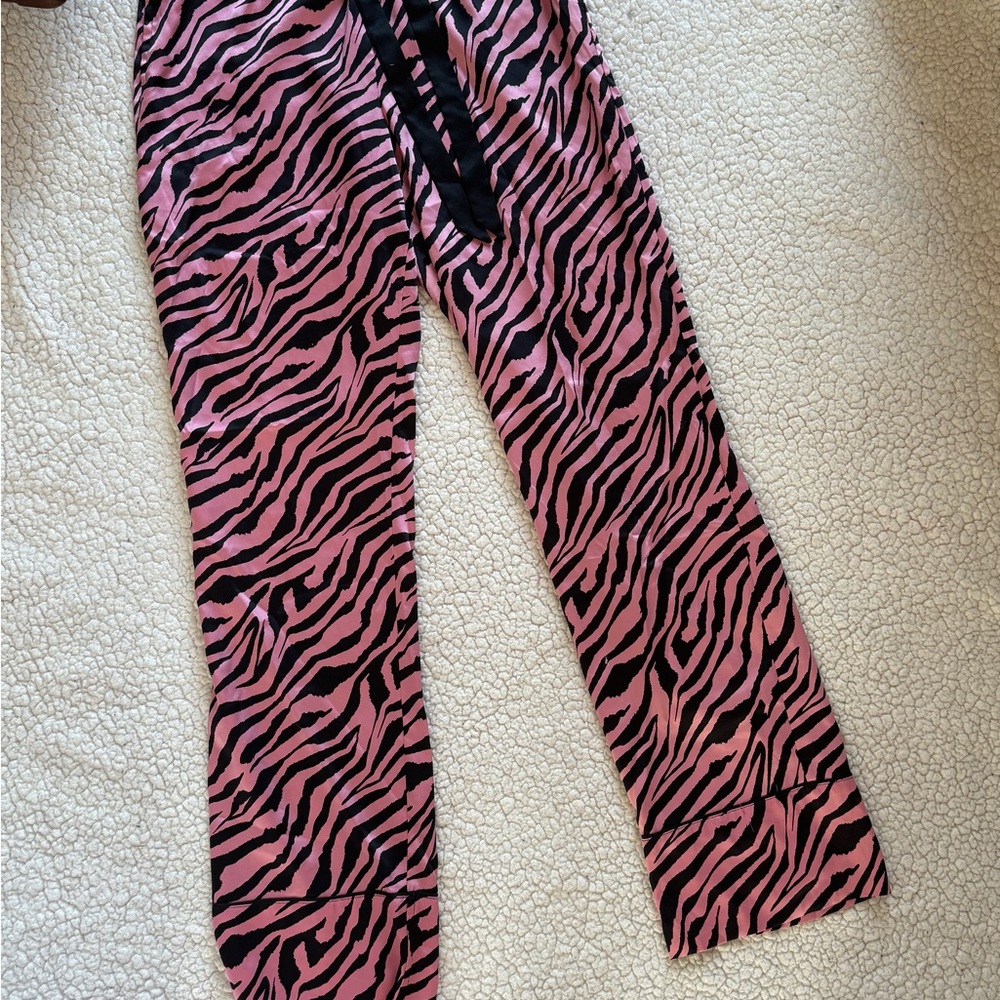 Victoria's Secret Pink and Black Zebra Print Pants